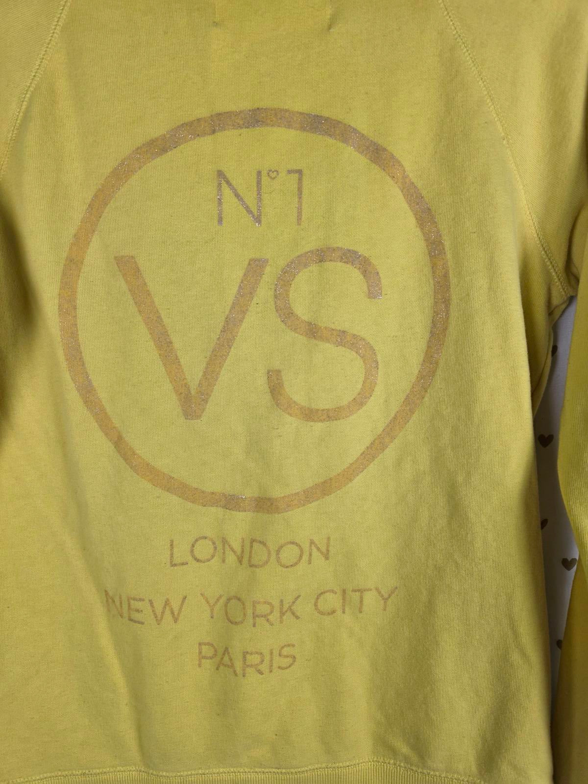 Victorias Secret Yellow WINGS ANGELS Hoodie Jacket London Paris Small