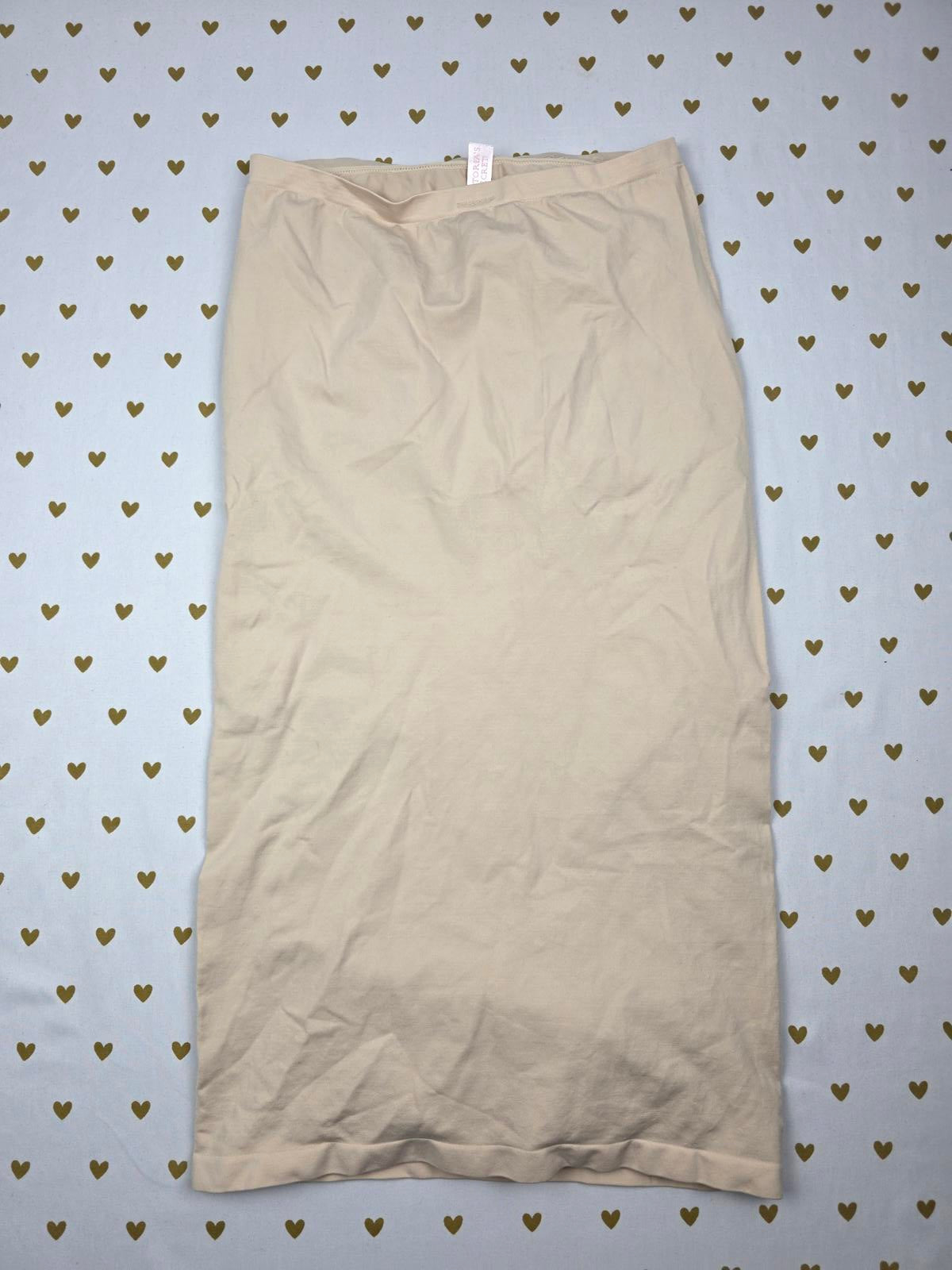 Victorias Secret VINTAGE Y2K Shaper Dress NEW NWT '02 LARGE Beige Shapewear Slip