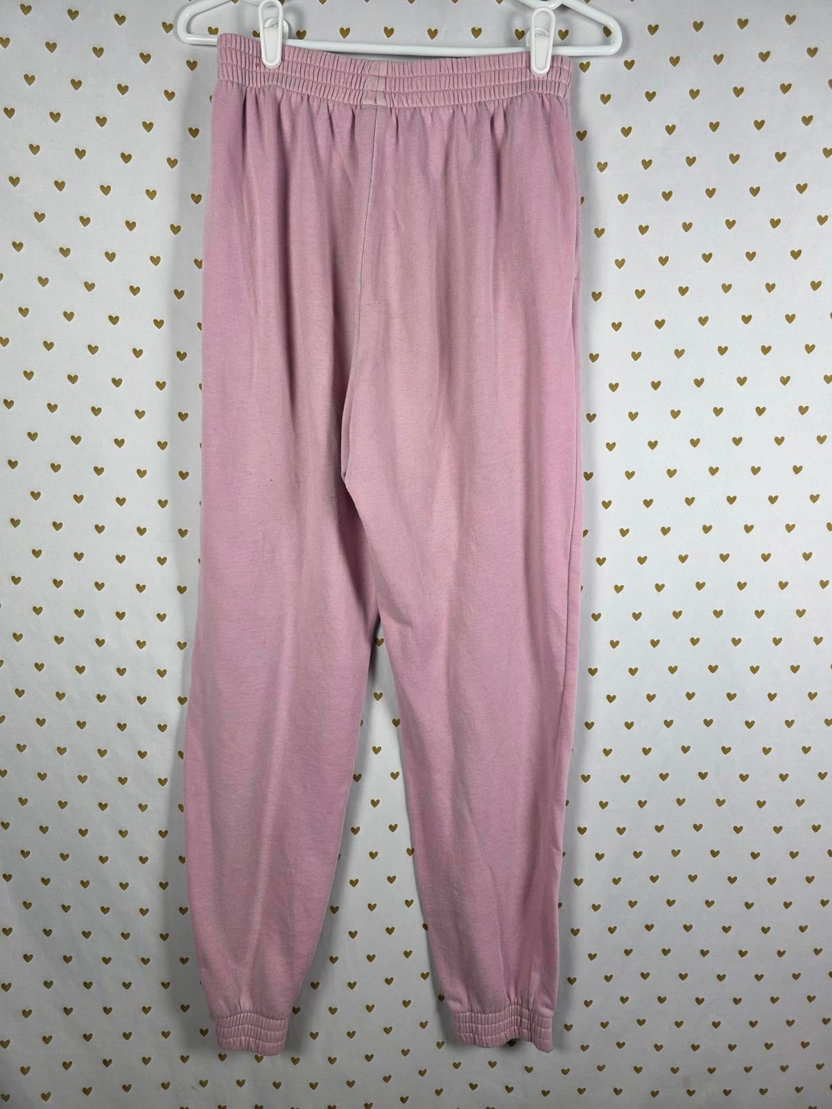 Victorias Secret PINK Vintage Style Tapered Joggers Sweatpants SMALL pockets