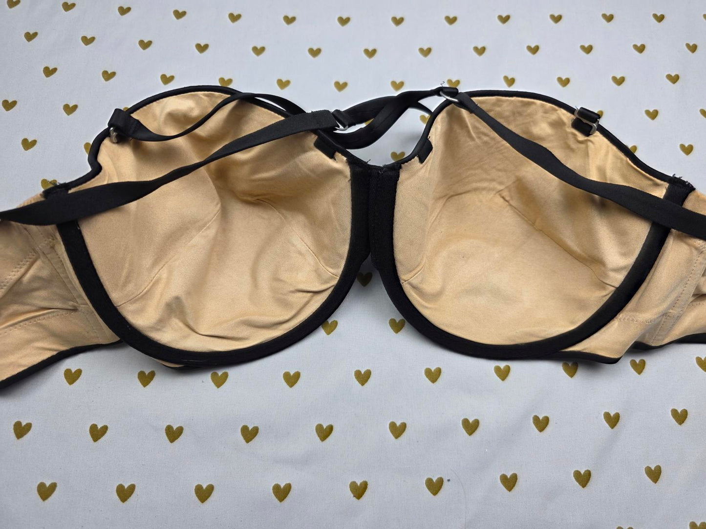 Victorias Secret Black Multiway BIOFIT Bra 34DD VTG