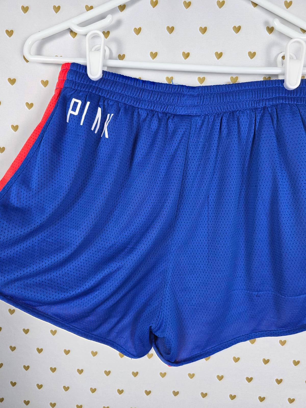 Victorias secret PINK CHICAGO CUBS SMALL athletic shorts lined MLB