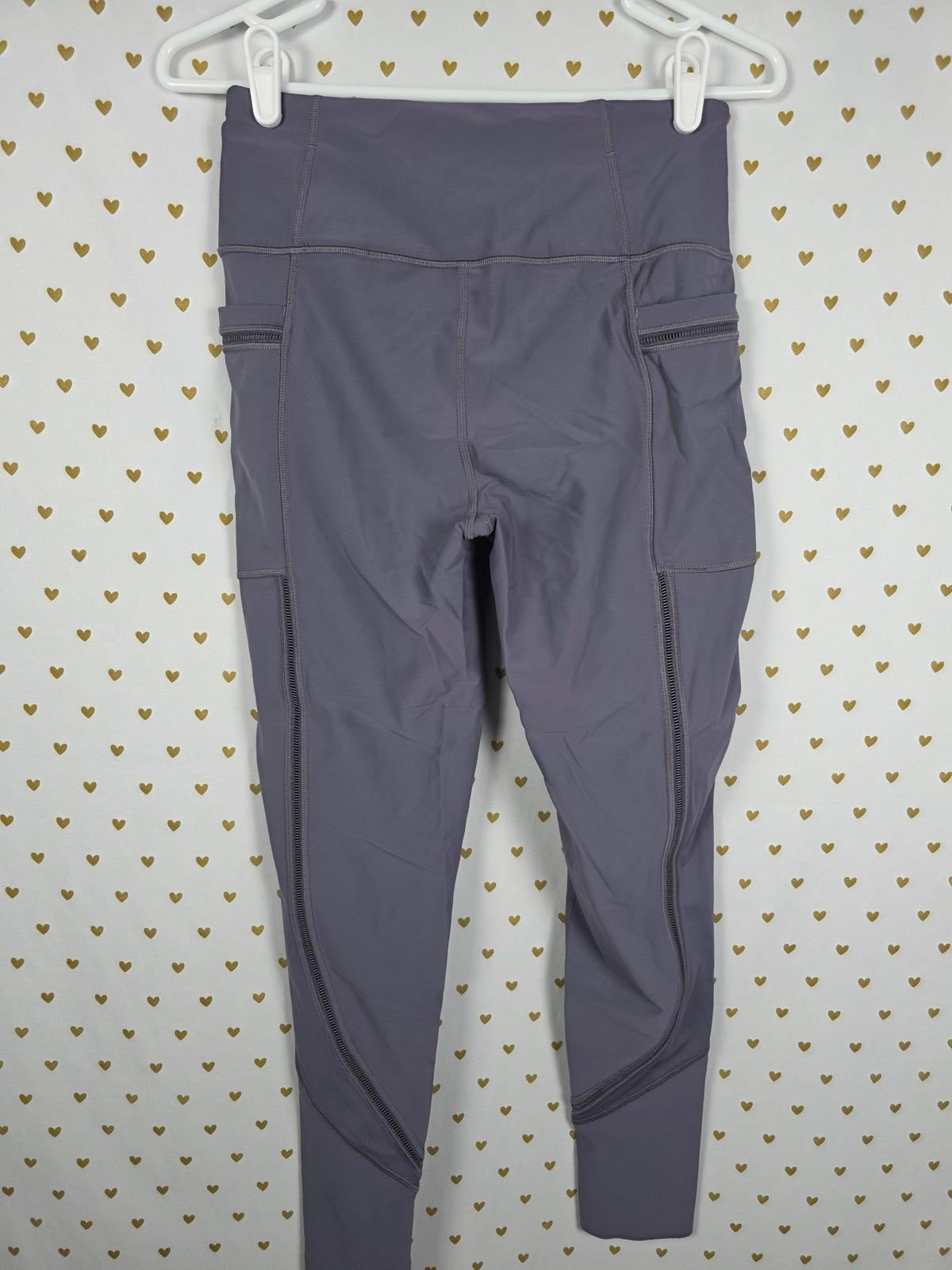 Victorias Secret SPORT Grey Knockout Leggings MEDIUM pockets