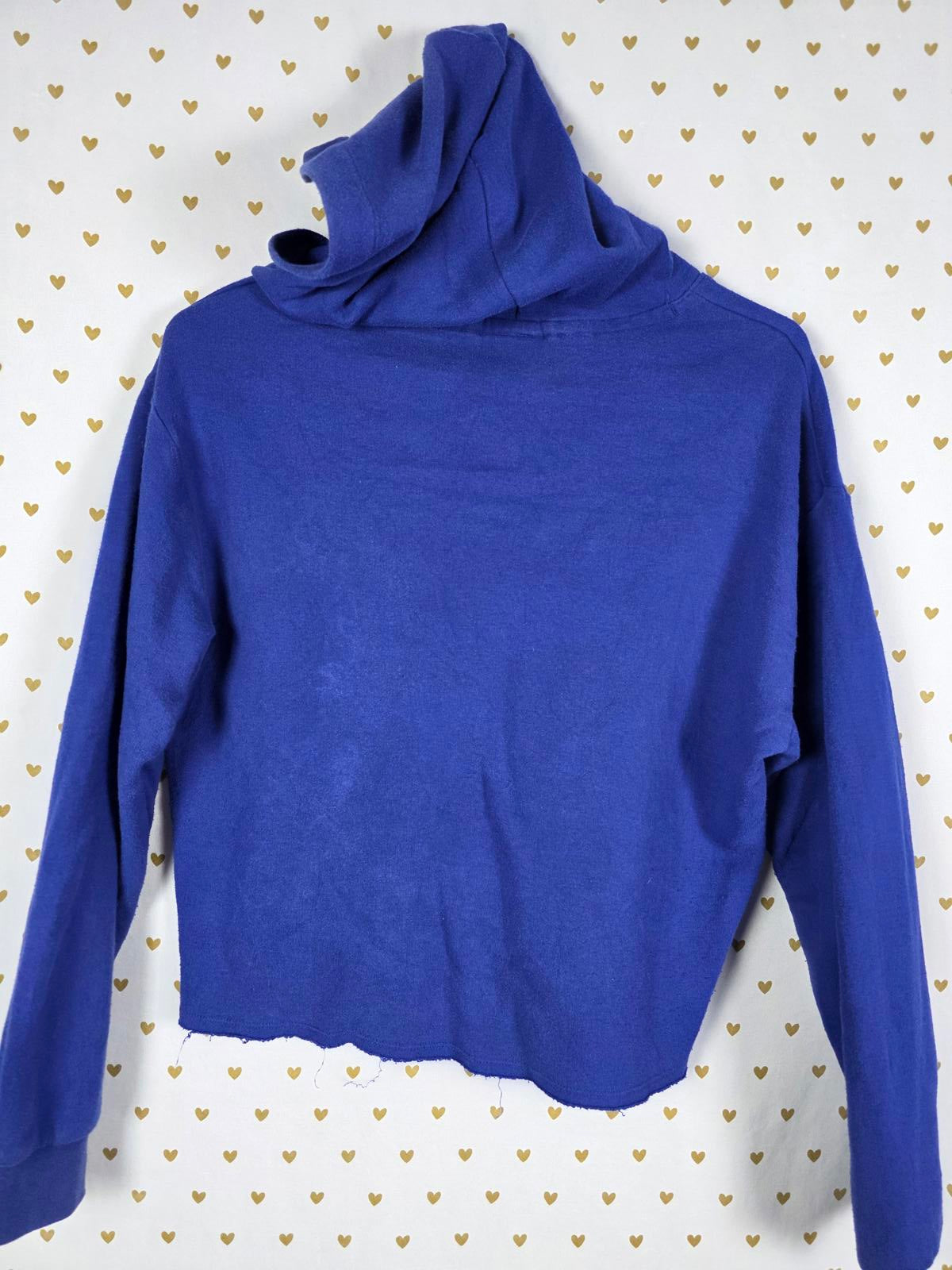 Victorias Secret Pink Dark Blue XS Logo Hoodie Sweater Shirt