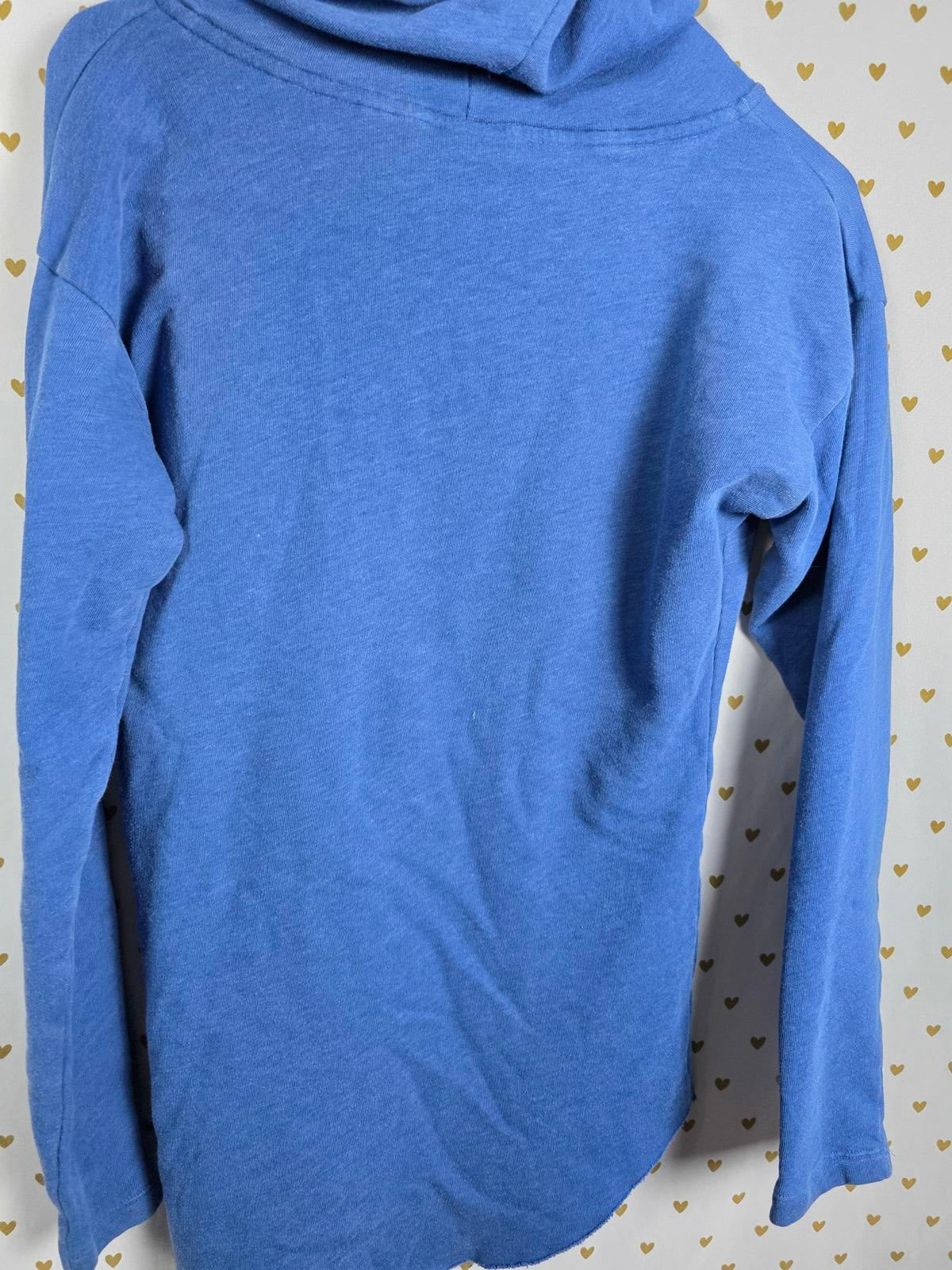 Victorias Secret Pink V Neck Logo Pullover Sweater Shirt XS