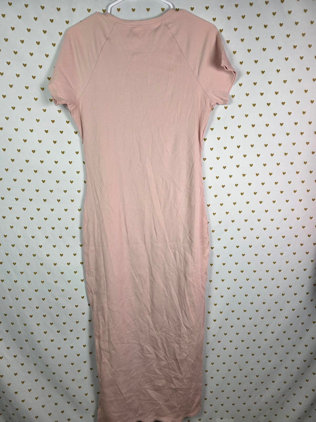 Victorias Secret PINK Ribbed Long NEW NWT Textured FItted Dress XL