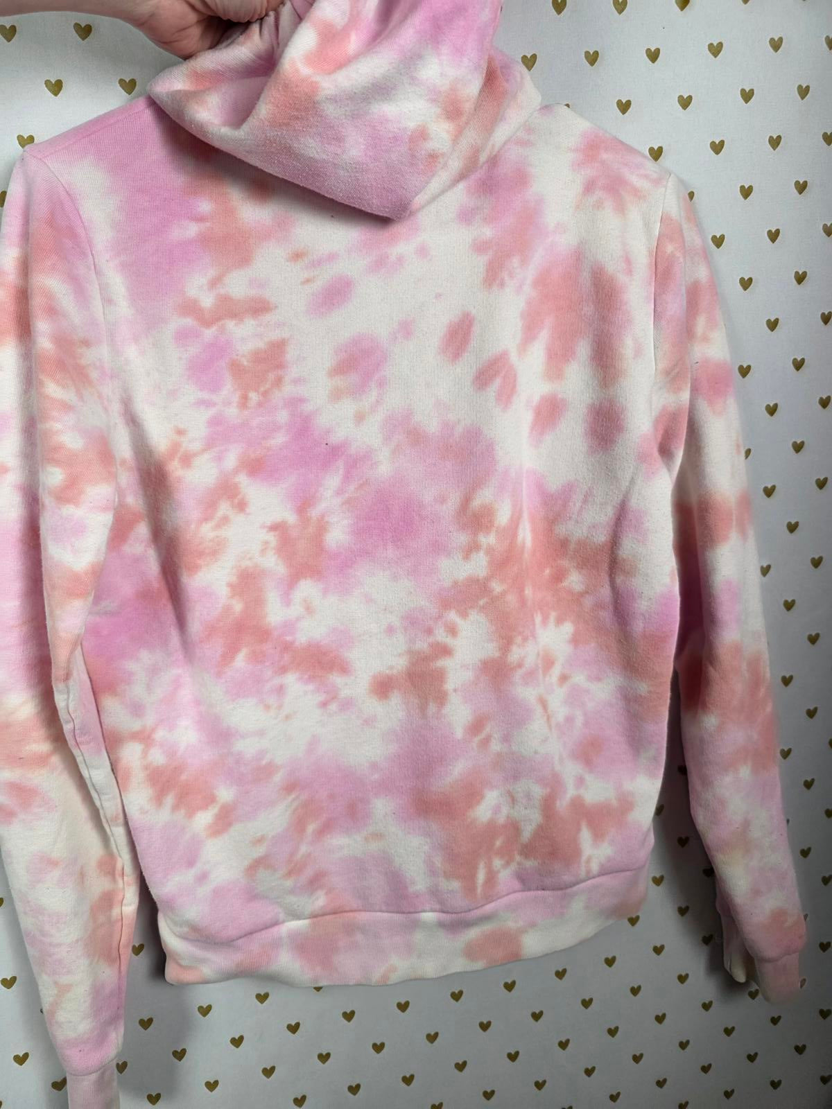 Victorias Secret Pink Tye Dye Full zip Hoodie Jacket Coat XS