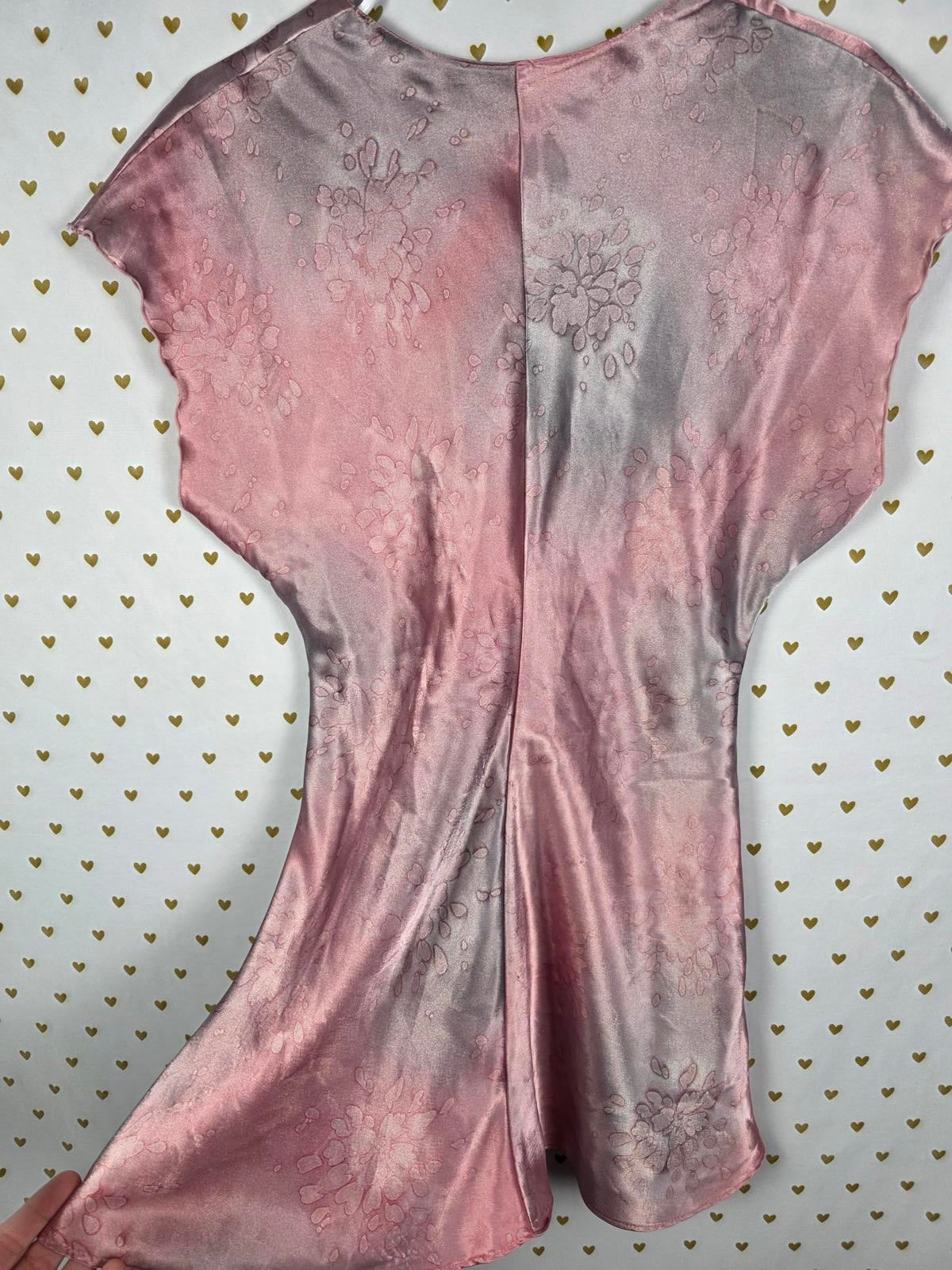 Victorias Secret VINTAGE Gold Label Satin Silky Slip Dress SMALL