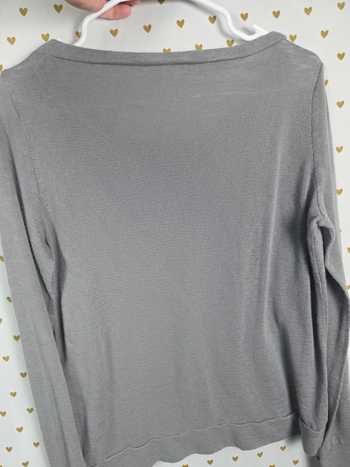 Victorias Secret LOVESHACKFANCY style BOW thin sweater Top SMALL crew