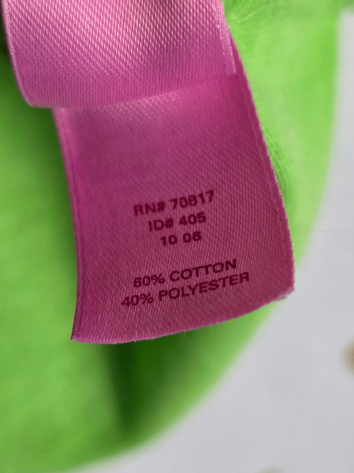 Victorias Secret PINK RARE VINTAGE y2k Green Bling Tee Shirt Cotton SMALL