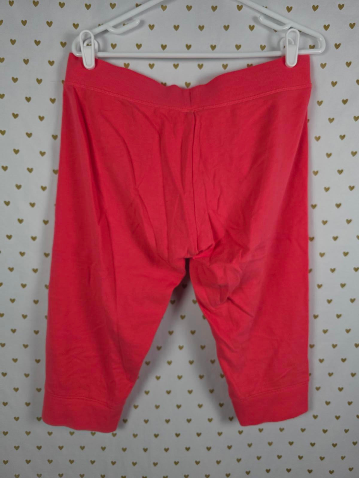 Victorias Secret VS ANGEL BLING Gold Sequined Capri Joggers Sweats red MEDIUM