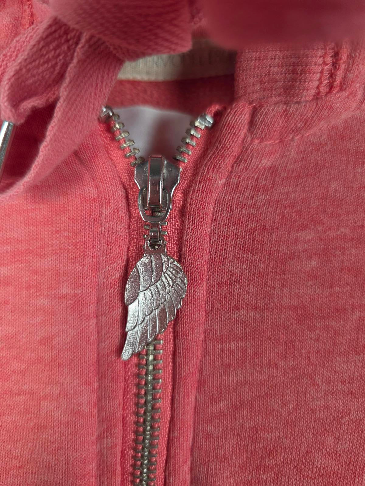 Victorias Secret BLING WINGS LOVE Hoodie Jacket SMALL SUPERMODEL ESSENTIALS SM