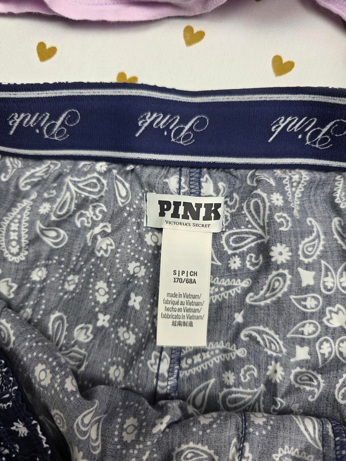 Victorias Secret PINK Lot of 3 SMALL Sleep Shorts Boxers Pajama Bottoms