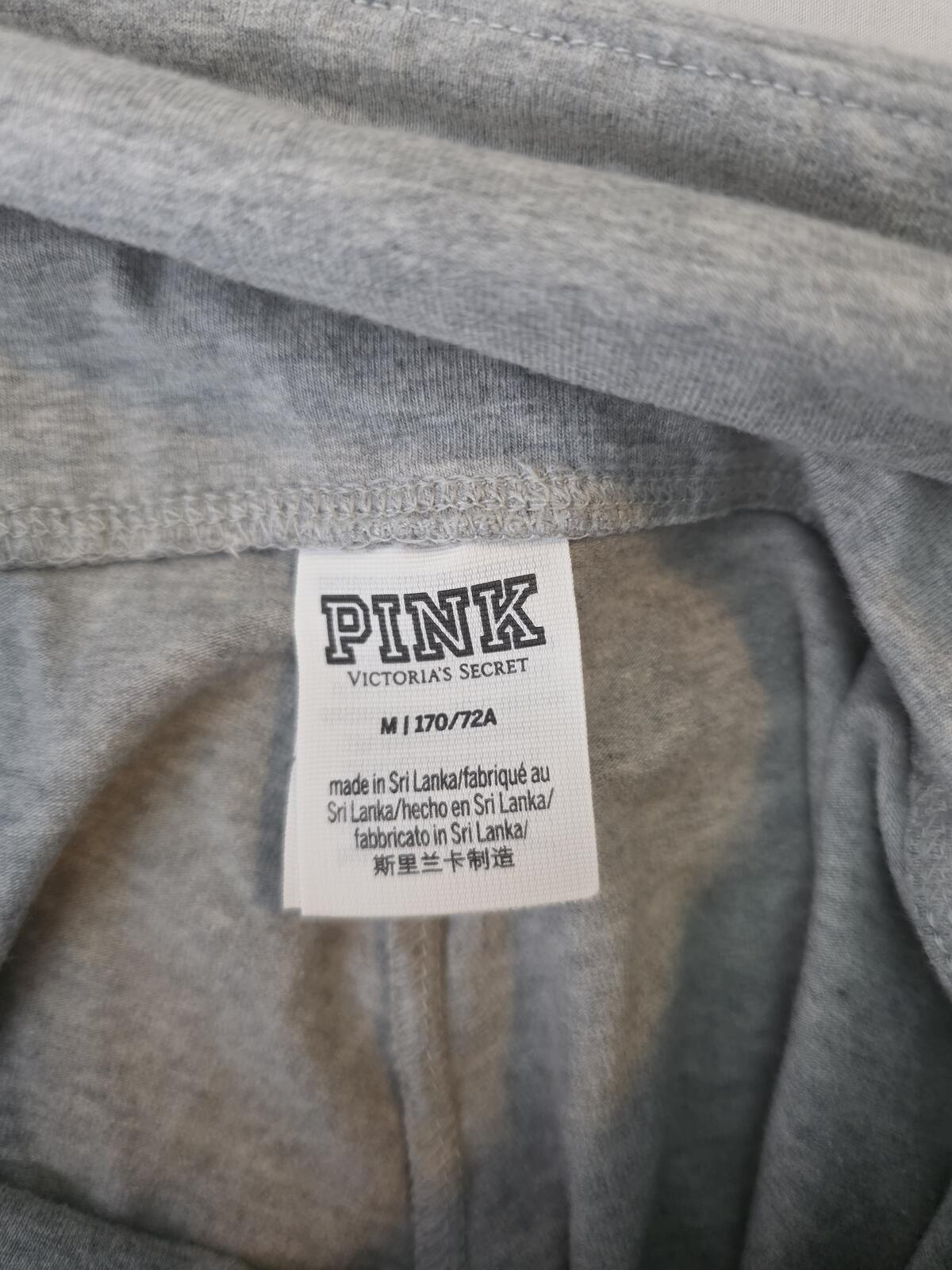 Victorias Secret PINK BLING Studded TEe Shirt & NWT Leggings Yoga Pants SET SM M