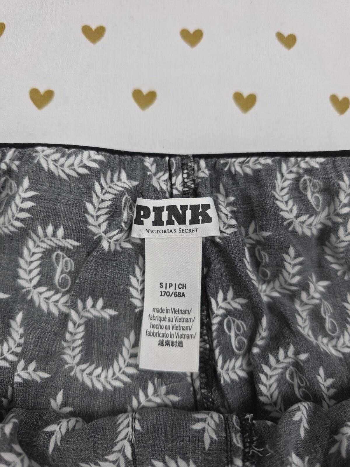 Victorias Secret PINK SMALL crest Sleep Shorts Boxers Pajama Bottoms