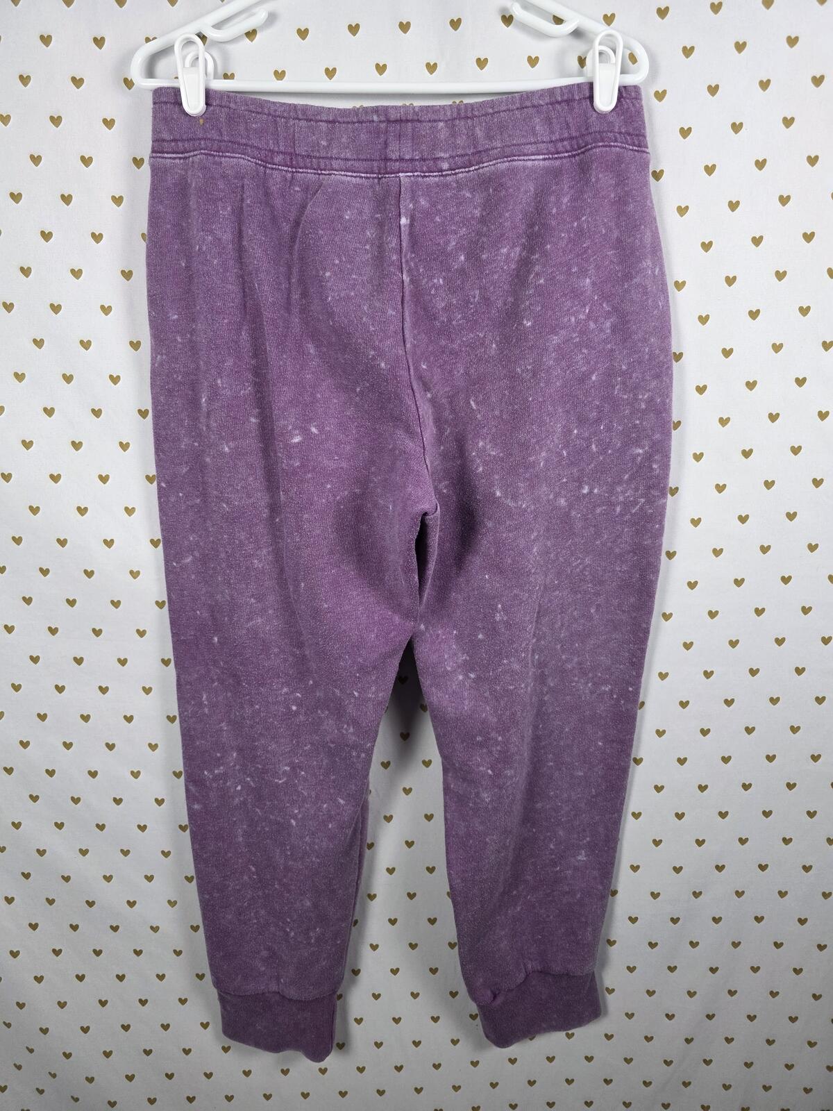Victorias Secret PINK Purple Vintage Style Joggers Sweatpants Large