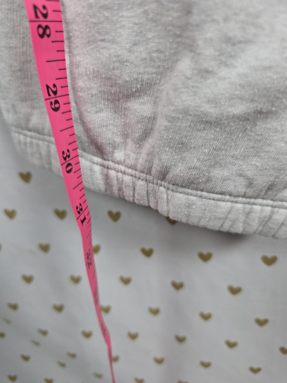 Victorias Secret PINK LOVE Loose Fit Joggers Sweatpants Sweats grey Pockets L