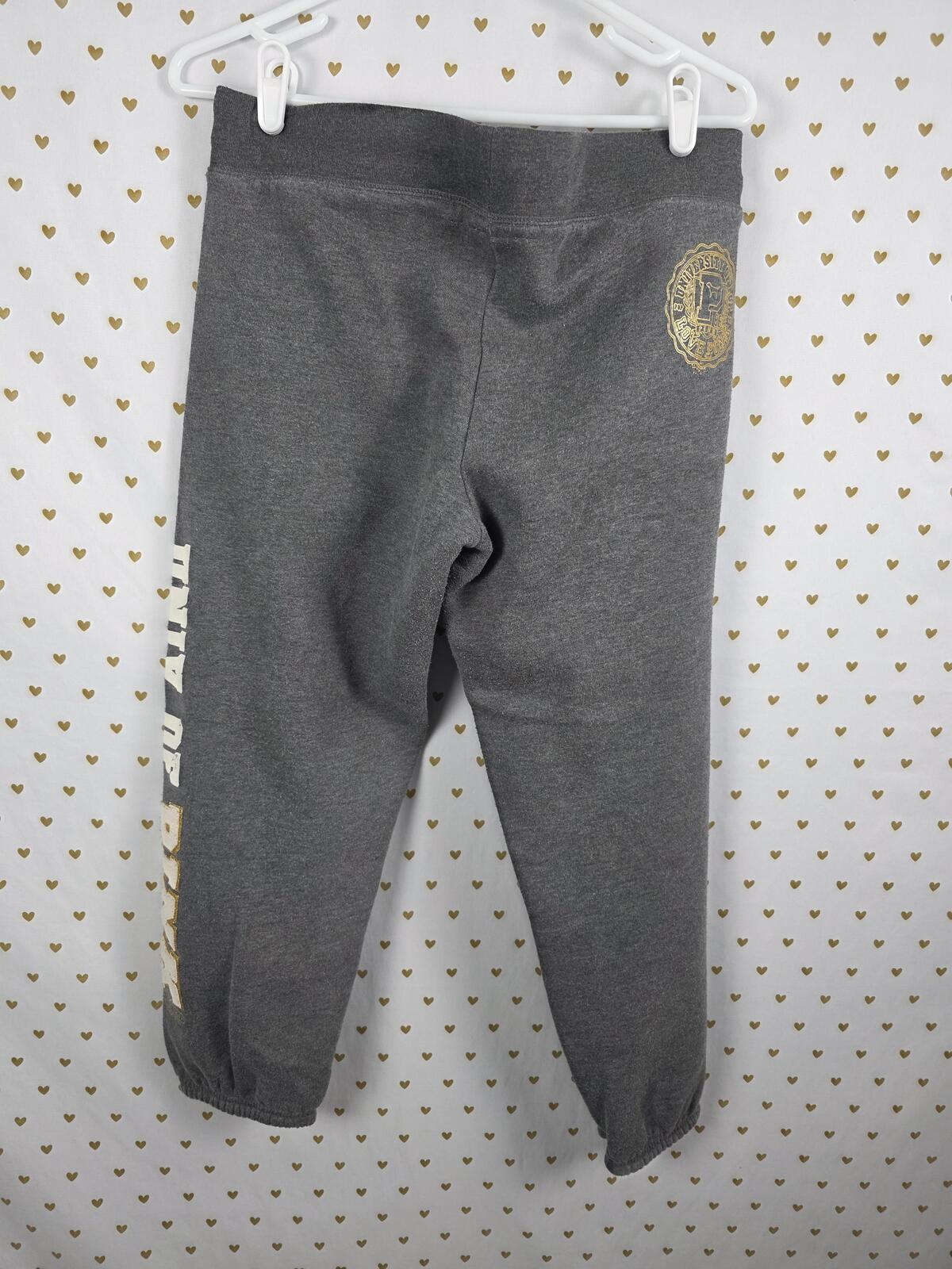 Victorias Secret Pink VINTAGE LOVE Set Hoodie Jacket Sweats 2pc Outfit MEDIUM