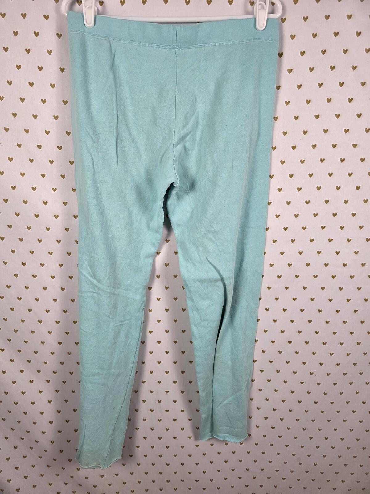 Victorias Secret VS Blue Flare Baggy Sweatpants BLING Sequins Pockets SMALL