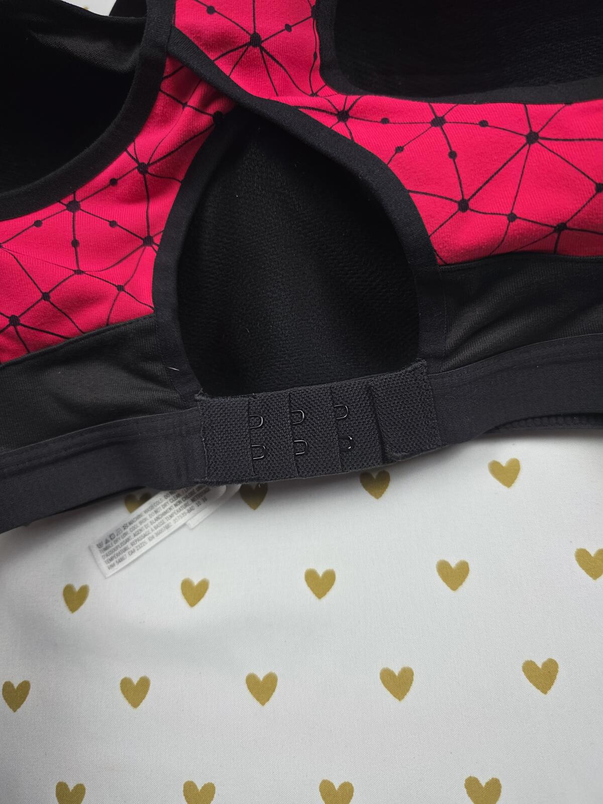 Victorias Secret Red Supportive Sports Bra tank Exercise Active Support 34DDD