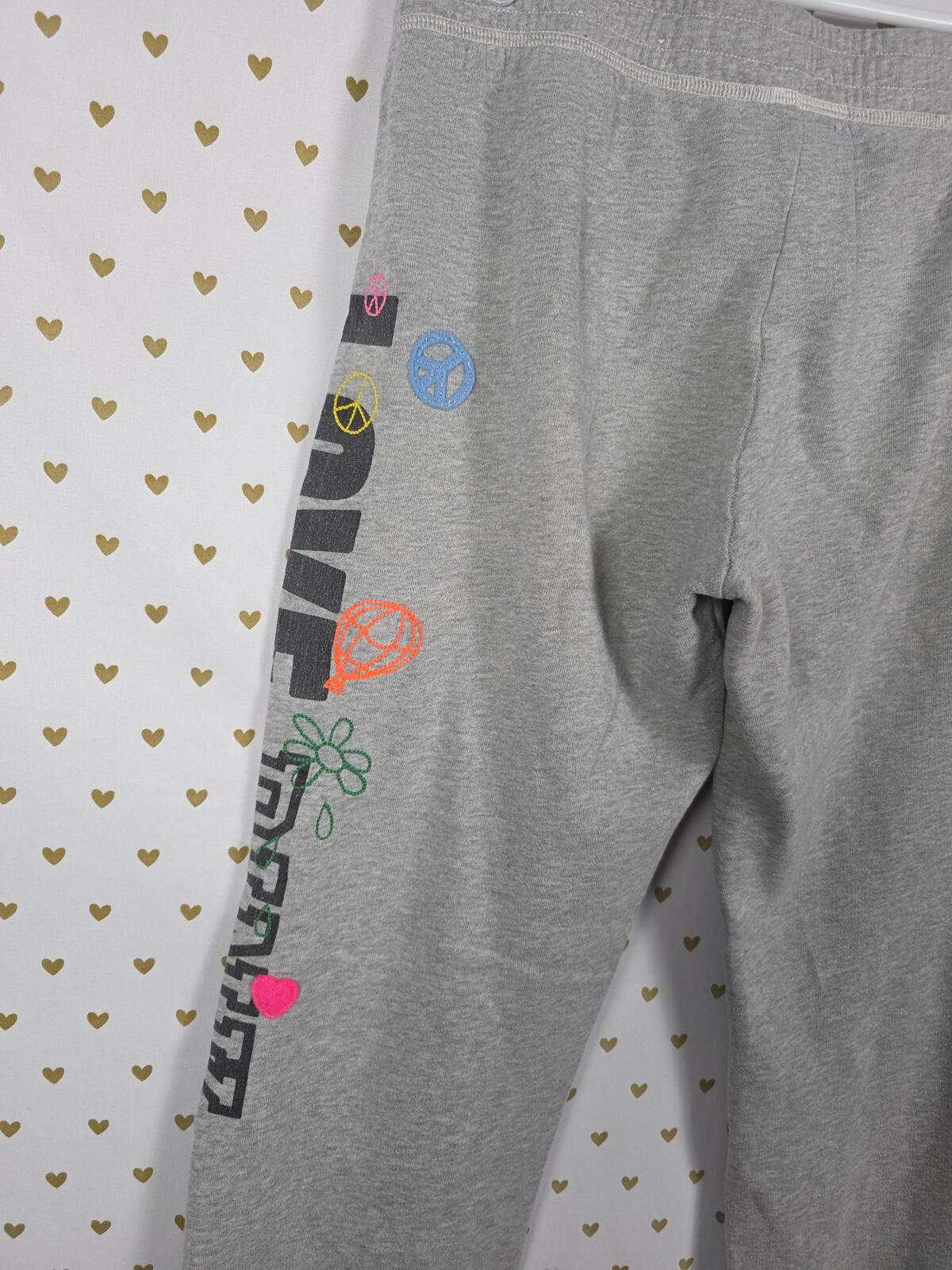 Victorias Secret PINK VINTAGE y2k Sweats Sweatpants LOVE Embroidered XS