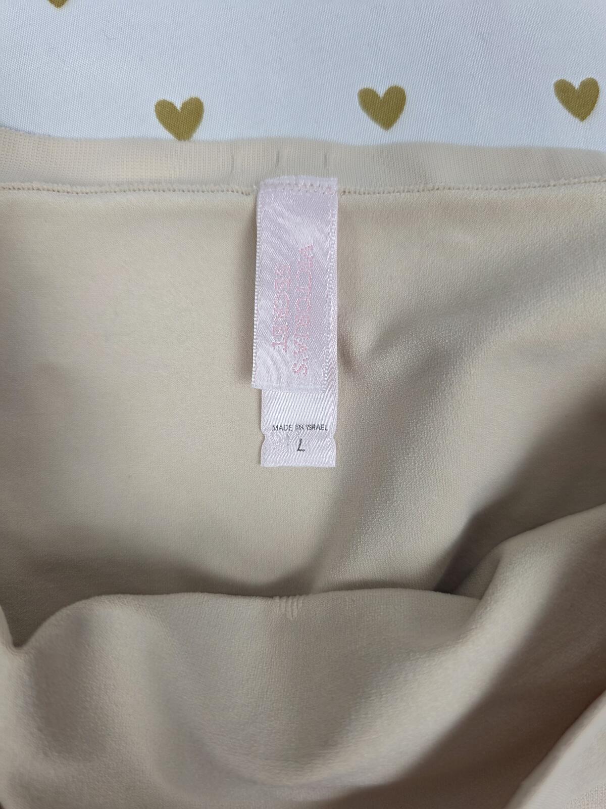 Victorias Secret Vintage Beige Long Shaper Girdle Shapewear LARGE