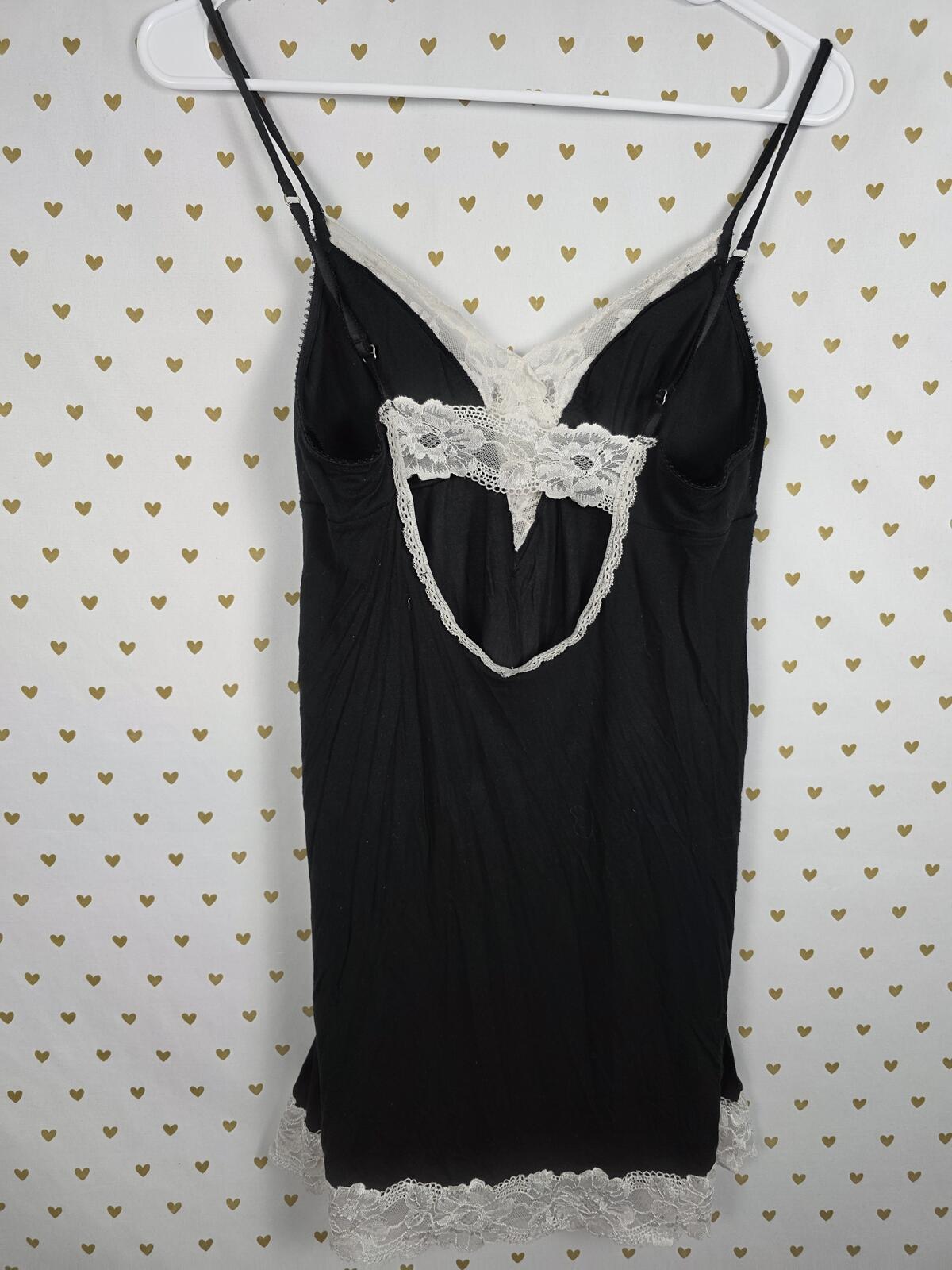 Victorias Secret Super Soft Small Black Nightie Sleep Dress Pajama