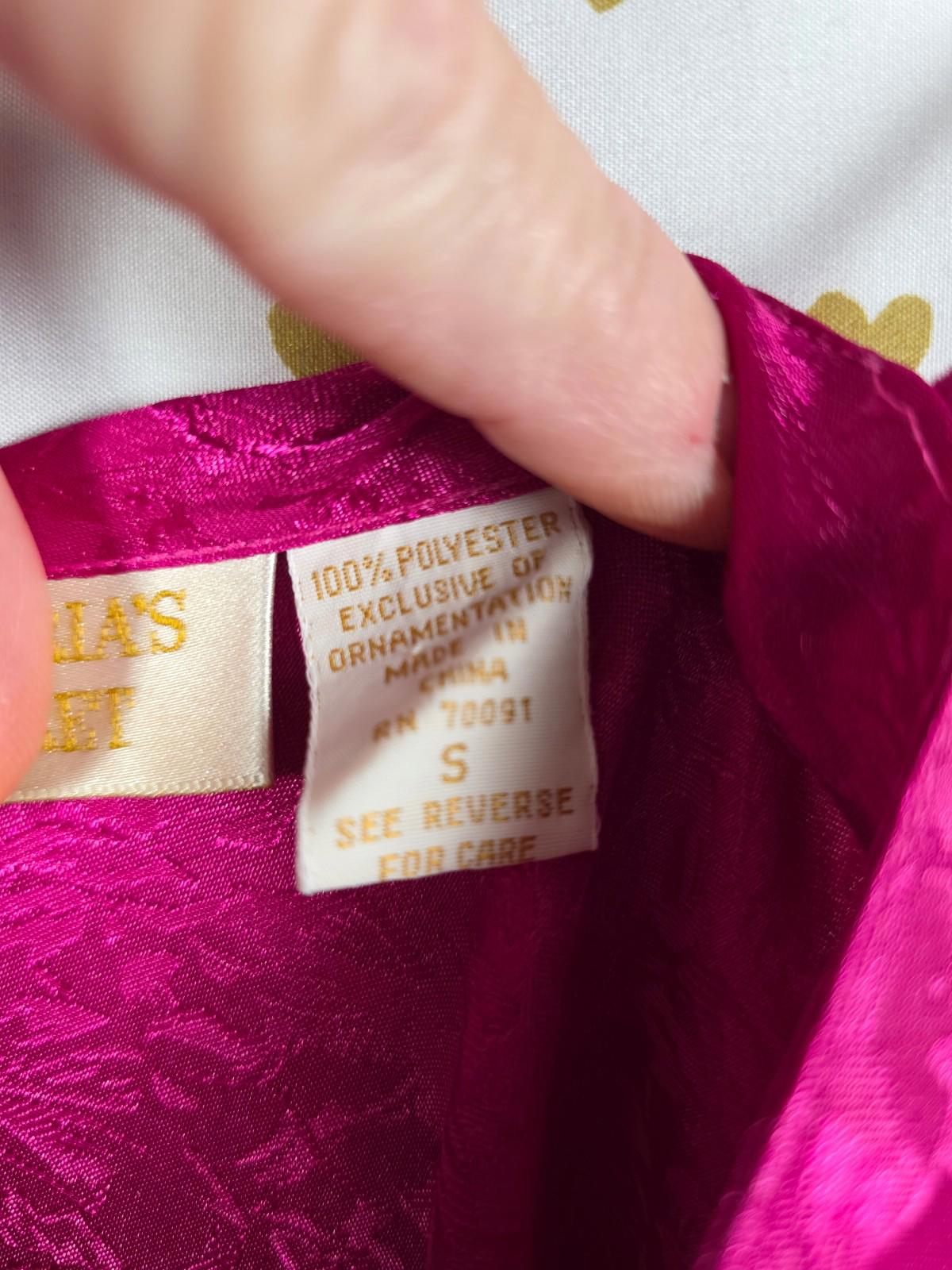 Victorias secret VINTAGE GOLD LABEL small sheer accent lingerie Slip Dress