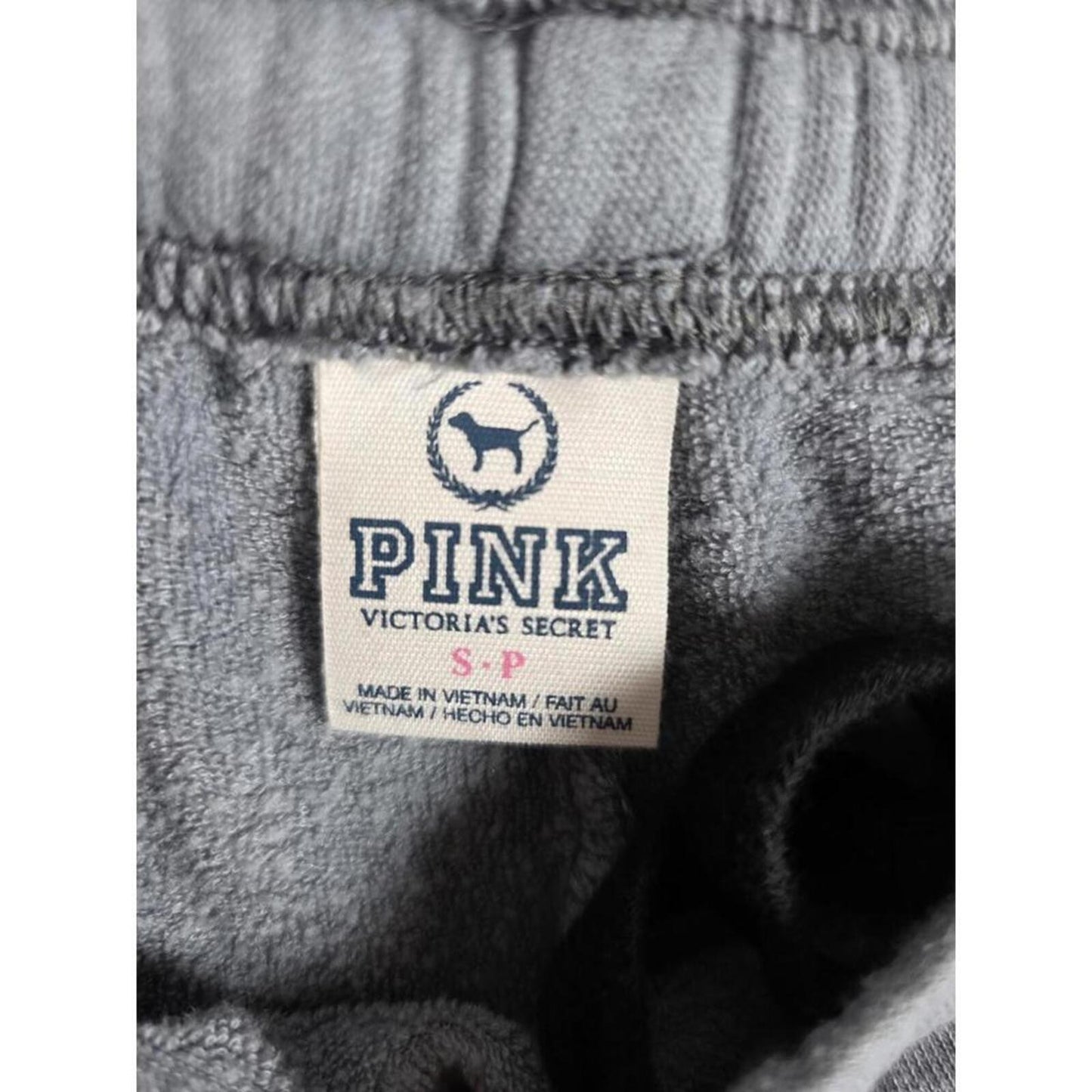 Victorias Secret PINK LOVE Capri Cropped Pockets sweats Joggers Tapered VTG Y2k