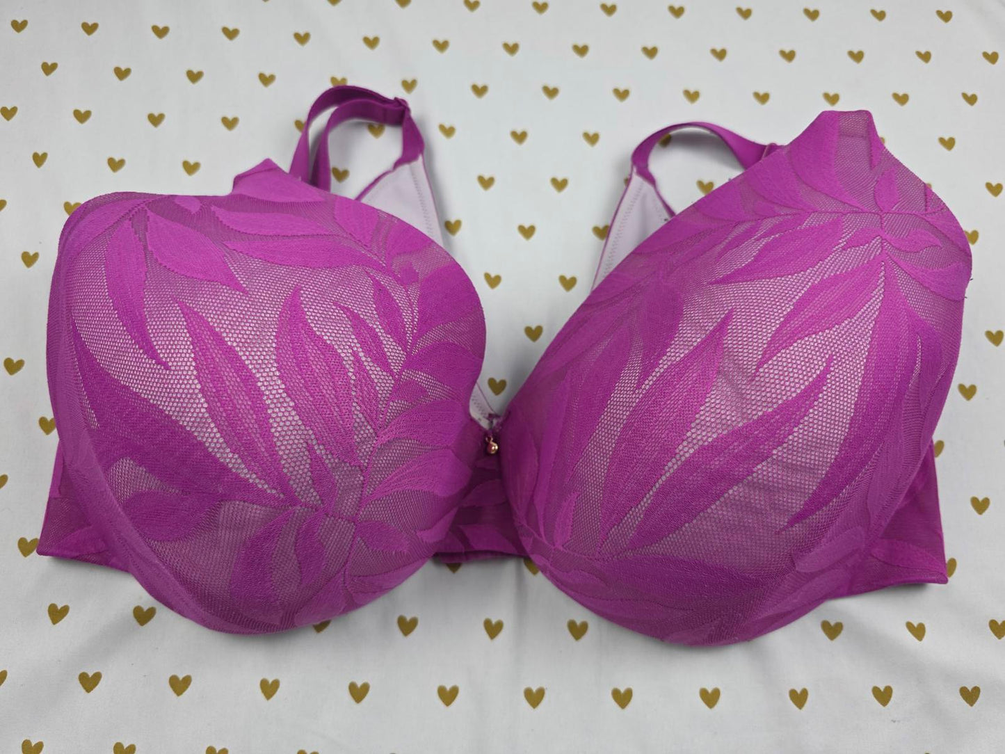 Cacique Purple 42F Back Smoother Lightly Lined Full Coverage Bra 42DDD