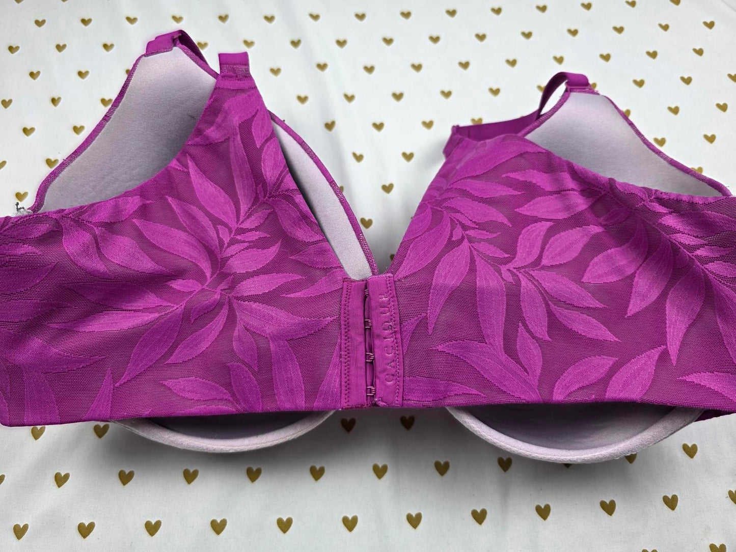 Cacique Purple 42F Back Smoother Lightly Lined Full Coverage Bra 42DDD