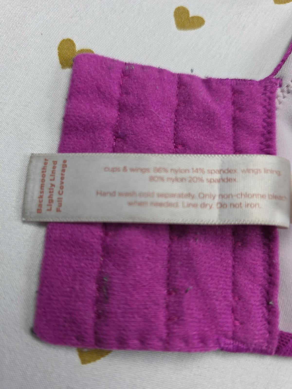 Cacique Purple 42F Back Smoother Lightly Lined Full Coverage Bra 42DDD