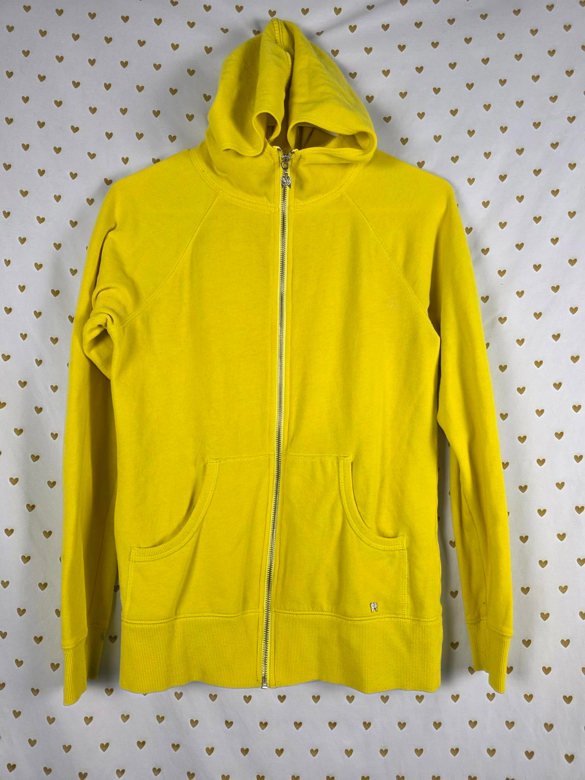 Victorias Secret Yellow WINGS ANGELS Hoodie Jacket London Paris Small