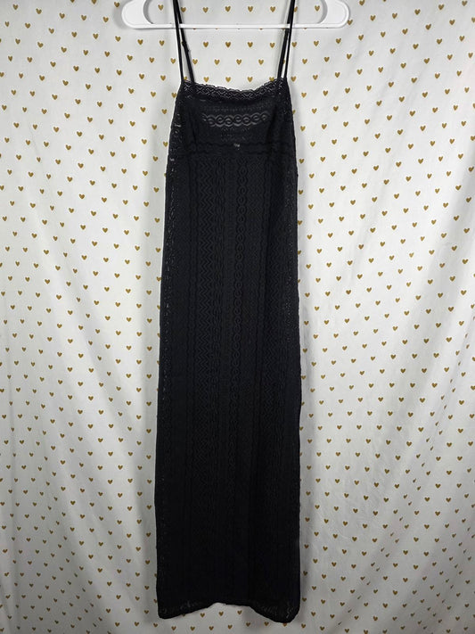 Victorias Secret LONG Heart Label Sexy Full Lace Nightie Sleep Dress Lingerie XS