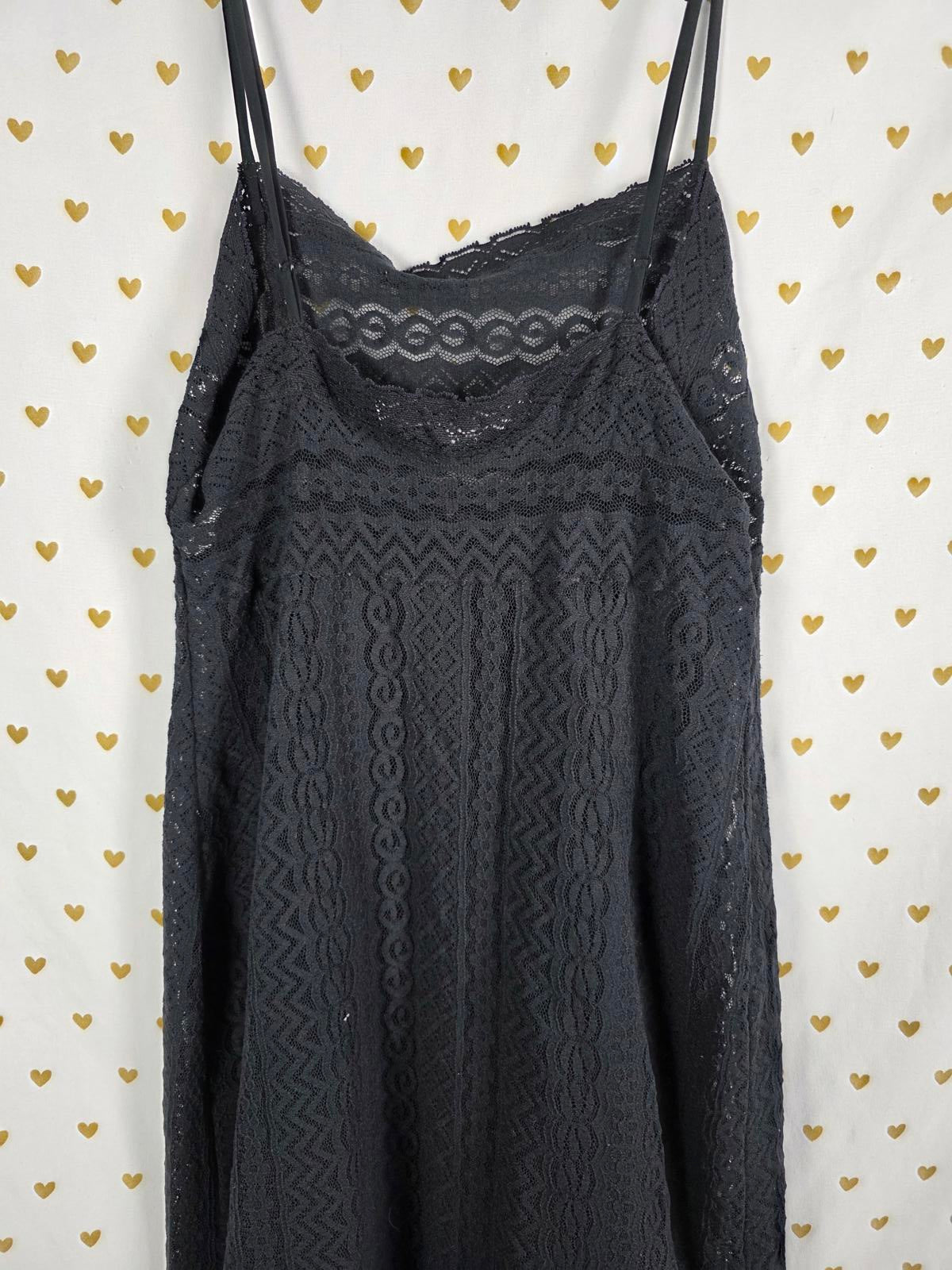 Victorias Secret LONG Heart Label Sexy Full Lace Nightie Sleep Dress Lingerie XS