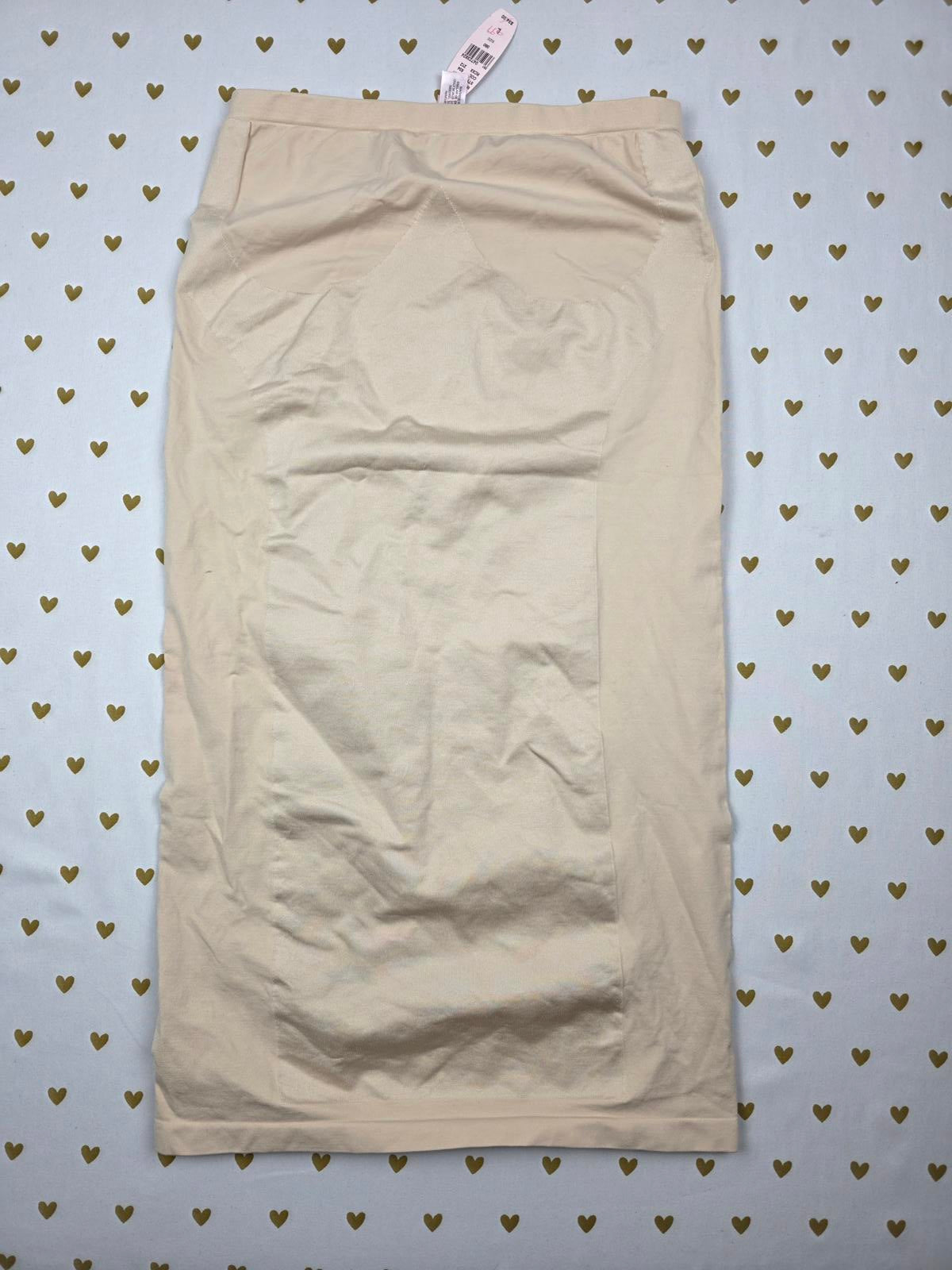 Vitorias Secret VINTAGE Y2K Shaper Dress NEW NWT '02 LARGE Beige Shapewear Slip