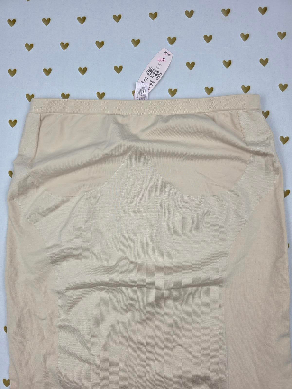 Vitorias Secret VINTAGE Y2K Shaper Dress NEW NWT '02 LARGE Beige Shapewear Slip