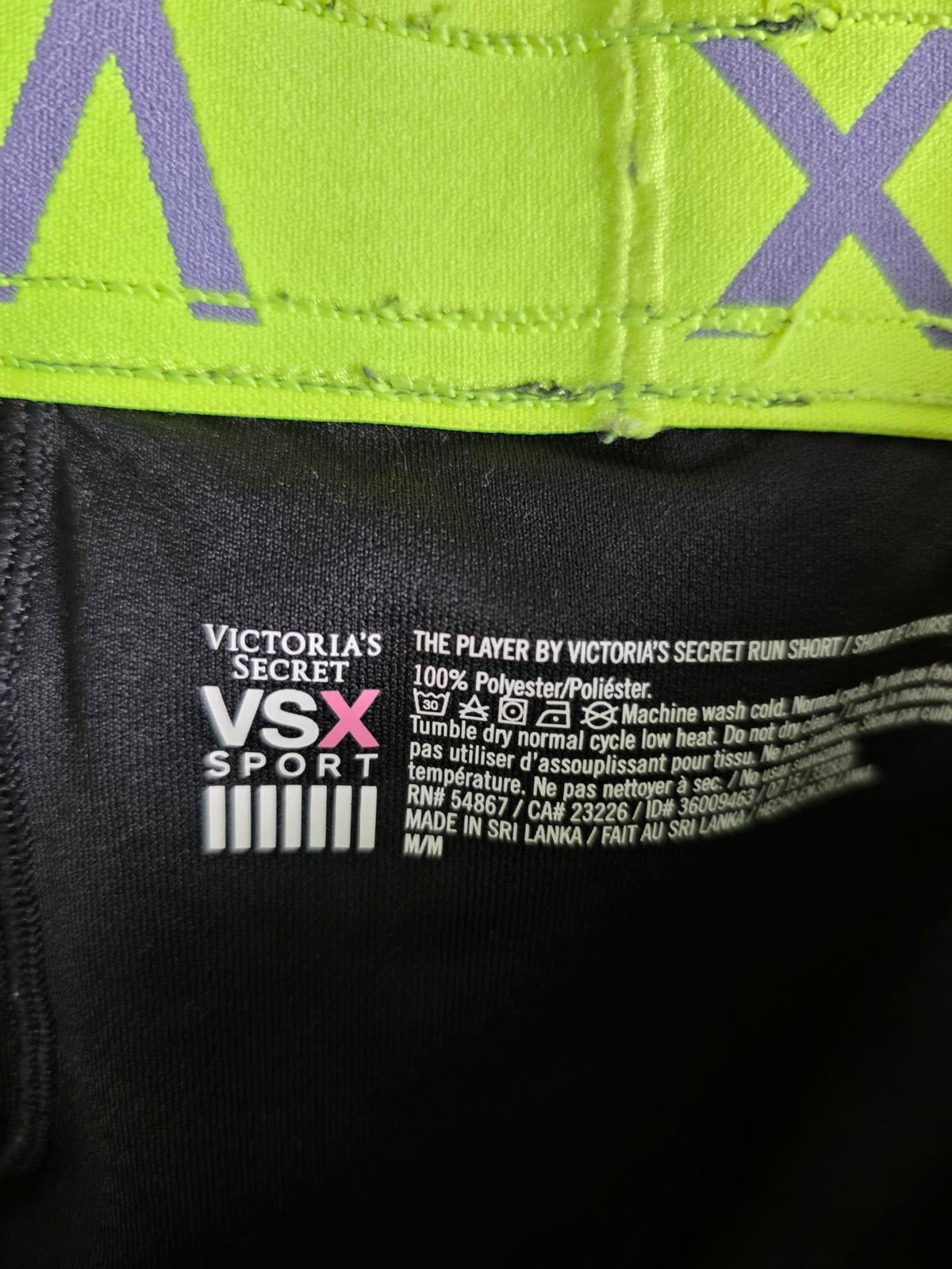 Victorias Secret VSX Active Running Neon Shorts with Liner MEDIUM