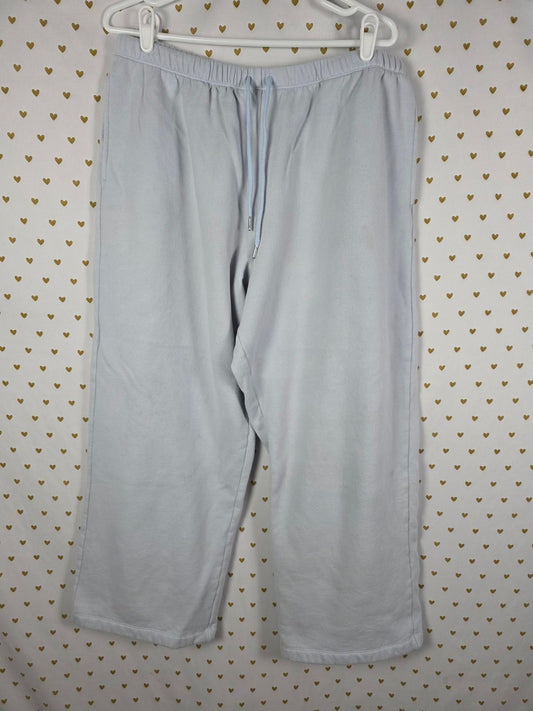 Victorias Secret PINK Light Blue Straight Leg Joggers Sweatpants XL