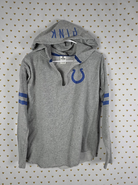 Victorias Secret Pink INDIANAPOLIS COLTS Hoodie Sweater NFL SMALL