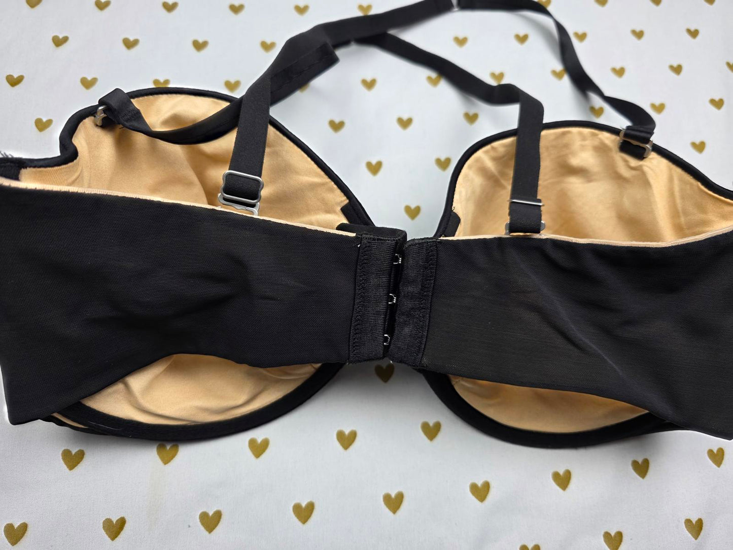 Victorias Secret Black Multiway BIOFIT Bra 34DD  VTG