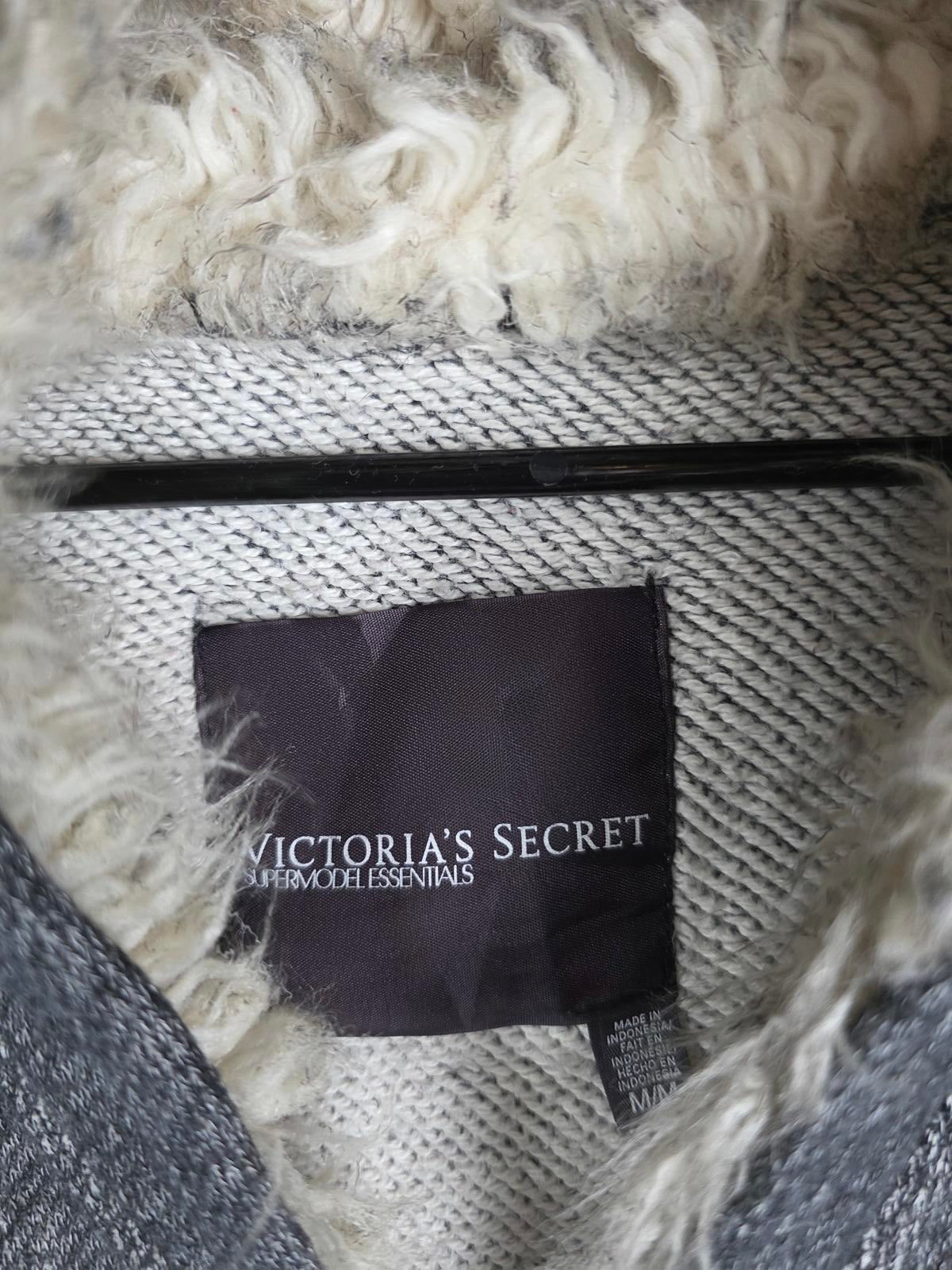 Victorias Secret SUPERMODEL ESSENTIALS Parka Hood Wings Jacket Coat MEDIUM FUR