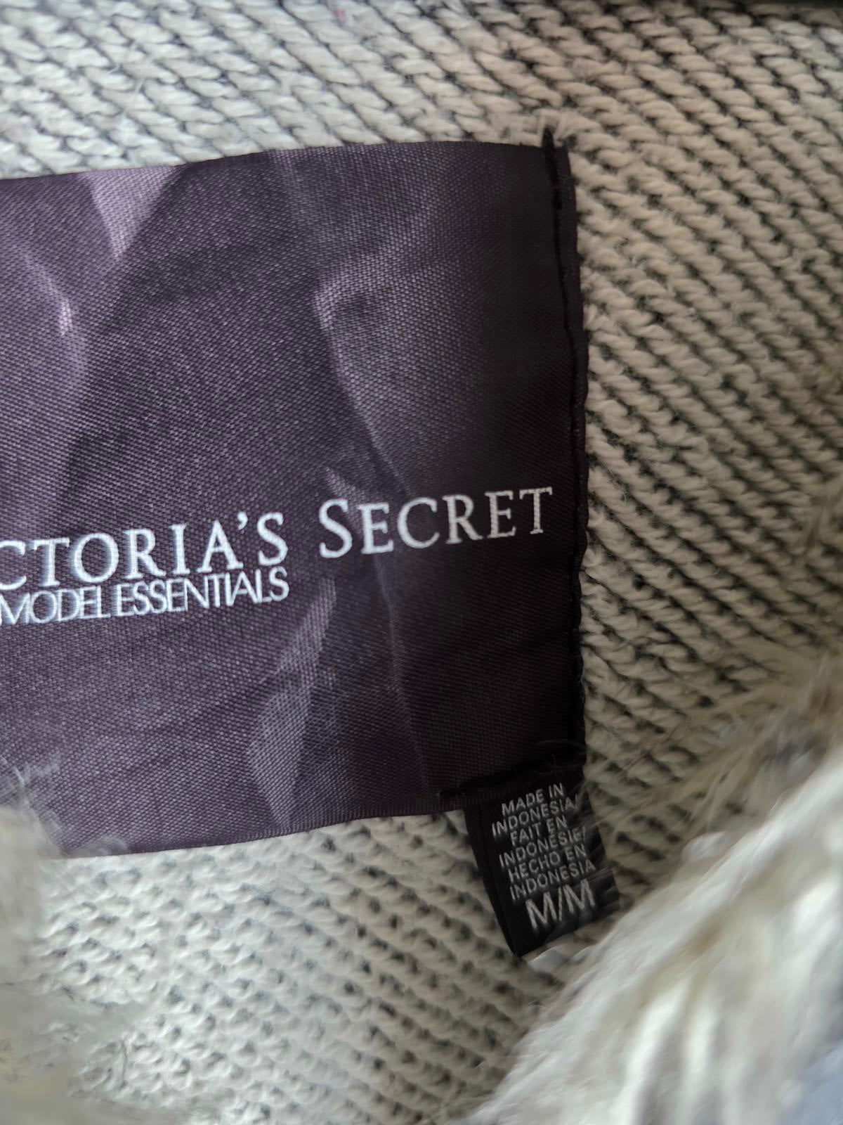 Victorias Secret SUPERMODEL ESSENTIALS Parka Hood Wings Jacket Coat MEDIUM FUR