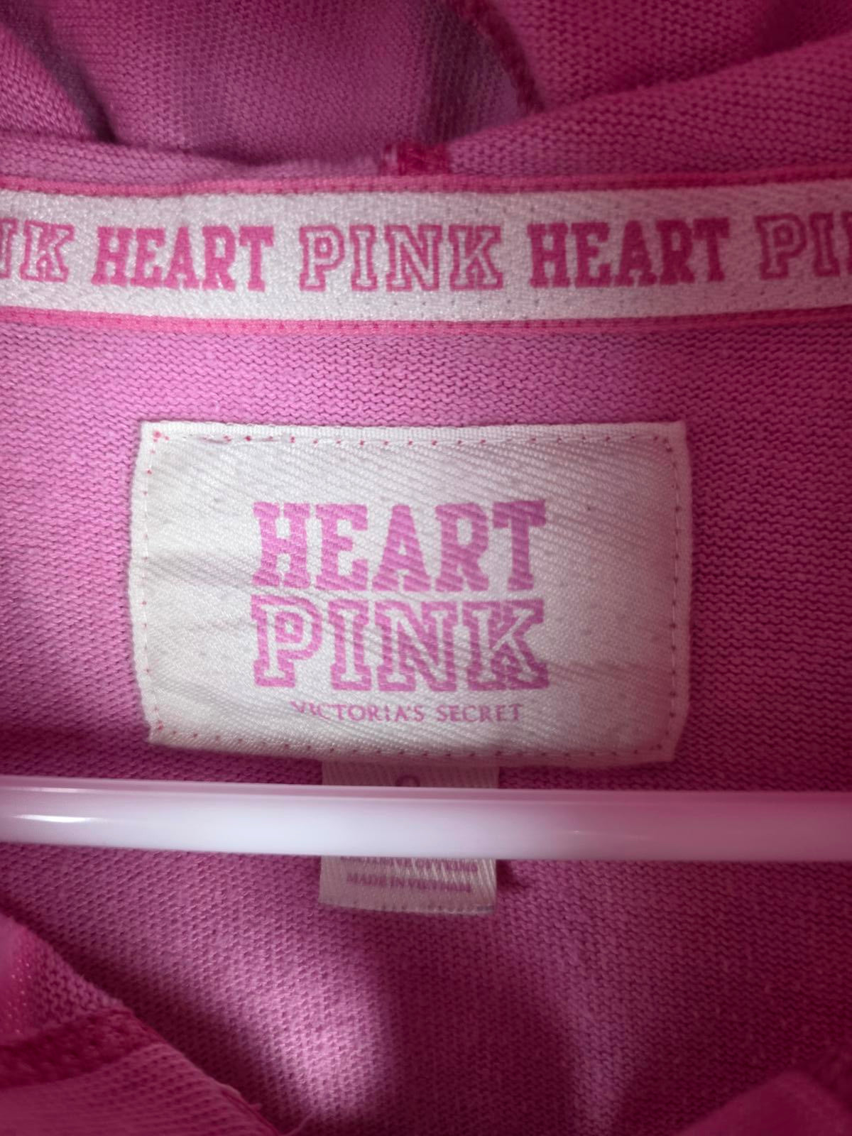Victorias Secret VINTAGE COLLECTORS y2k YOU WISH Heart PINK Jacket Small