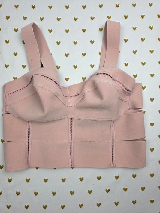 Victorias Secret Caged Bralette Tank Top Strappy LARGE Bra Top