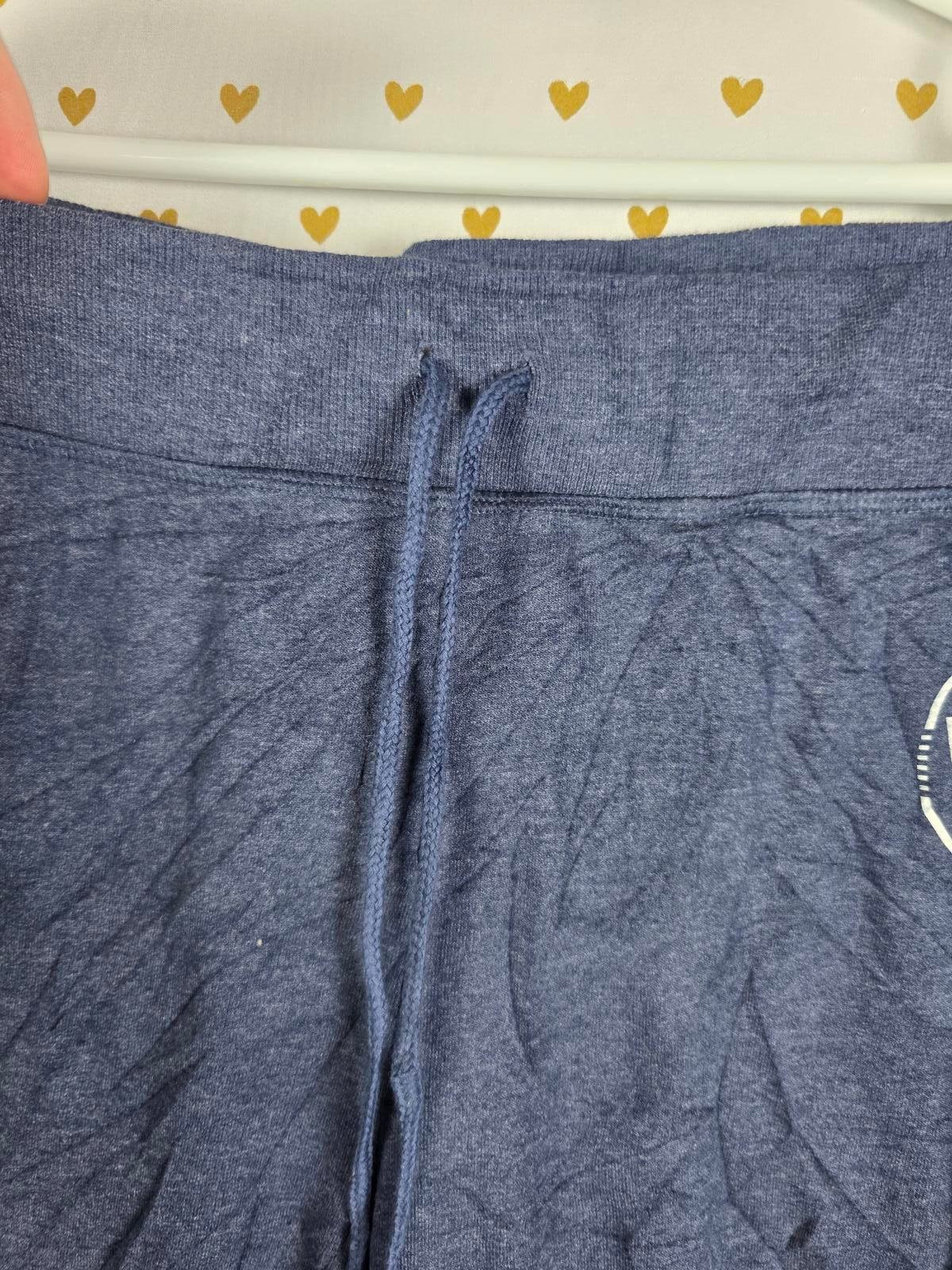 Victorias Secret SPORT Joggers NEW NWT Dark Blue Tapered Sweat Pants Thin VSX M