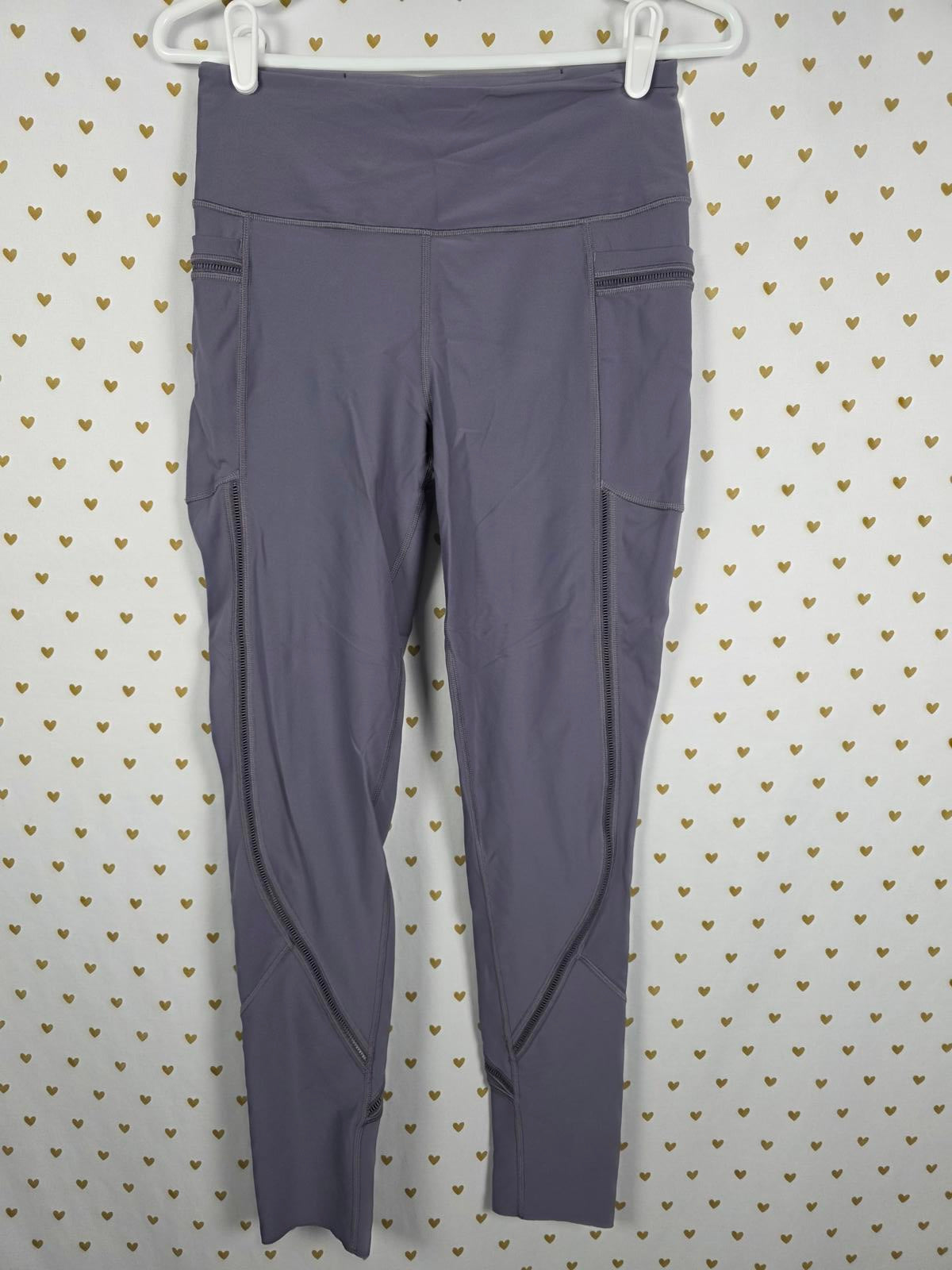 Victorias Secret SPORT Grey Knockout Leggings MEDIUM pockets