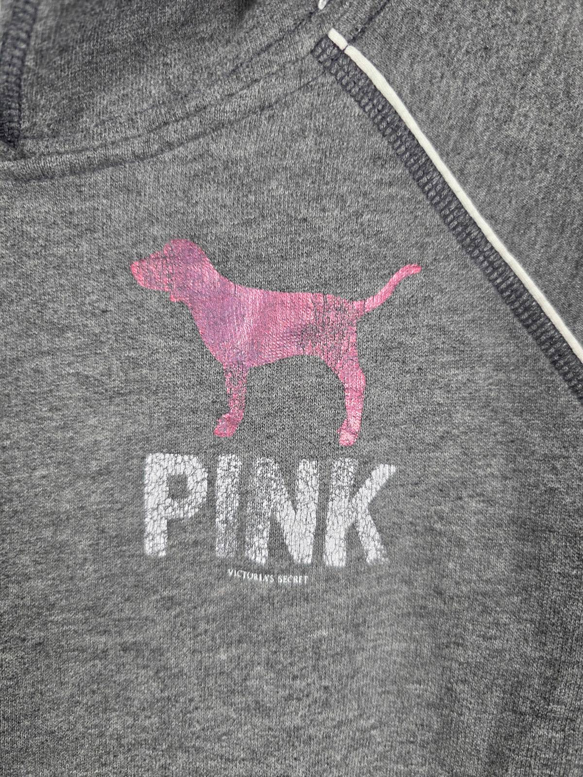 Victorias Secret Pink y2k PEACE VTG LOVE Pullover Hoodie SMALL pullover