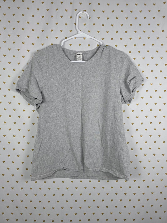 Victorias Secret PINK 2X XXL Grey Thick Fitted Tee shirt