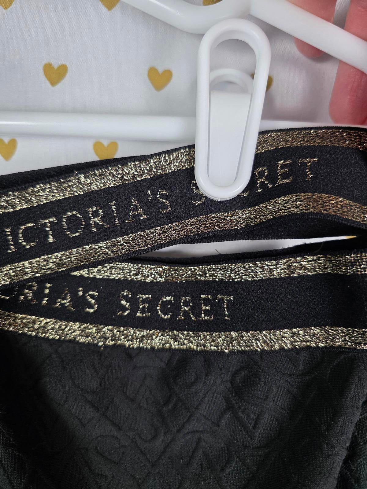 Victorias Secret SEXY Strappy Cross Waist Leggings Raised Logo Pants 16 xl