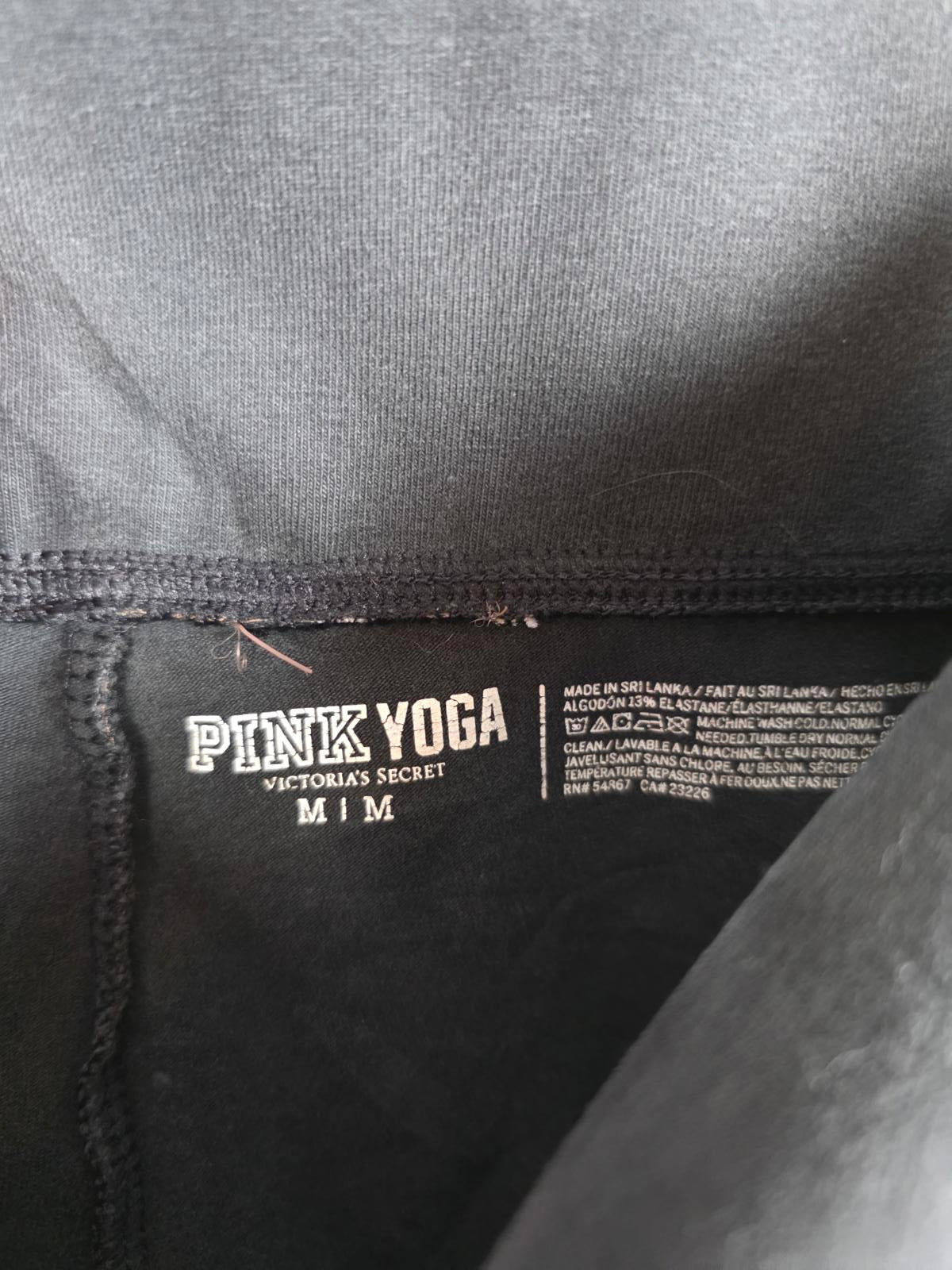 Victorias Secret PINK High Waist Cropped BLING studded yoga Pants MEDIUM